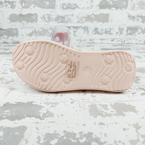 New Stuart Weitzman Stuflex Rosewater T-Strap Slides X276 - Picture 8 of 11